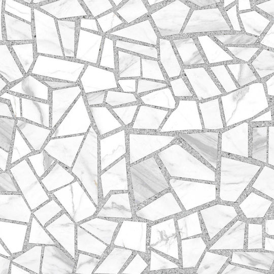 PPZ Rockmobi60120 Interior Floor Tile Glossy 120x60cm White