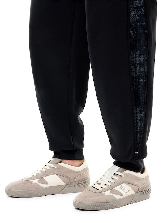 Herren-Sweatpants mit Gummizug Schwarz