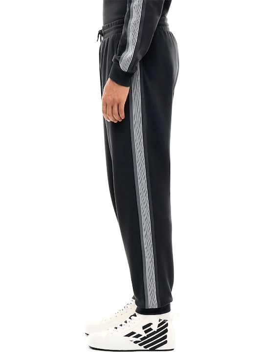 Logo Herren-Sweatpants mit Gummizug Schwarz