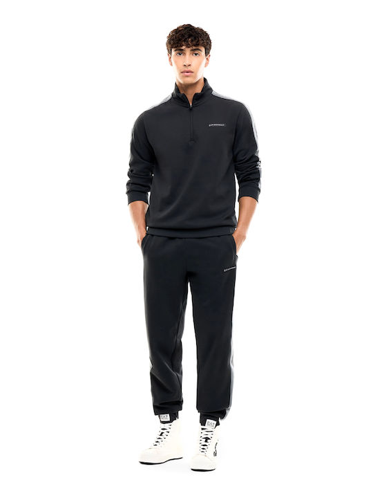 Logo Herren-Sweatpants mit Gummizug Schwarz