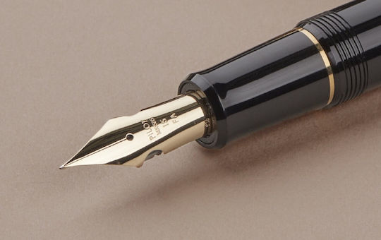 Pilot Black Fountain Pen with Black Ink