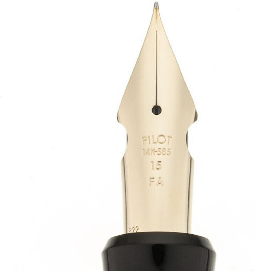 Pilot Black Fountain Pen with Black Ink