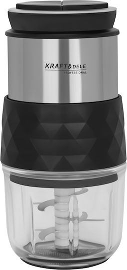 Kraft & Dele Multi Chopper 550W with 300ml Container Grey