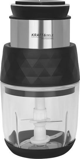 Kraft & Dele Multi Chopper 550W with 300ml Container Grey