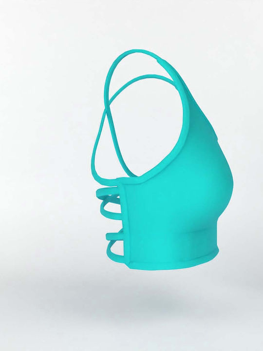 Damenturnsport-BH Blau