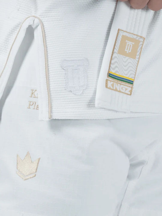 Kingz Ανδρική Στολή Brazilian Jiu Jitsu Λευκή