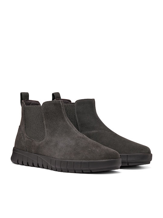 Flextride Ghete Barbați Chelsea Suede Maro