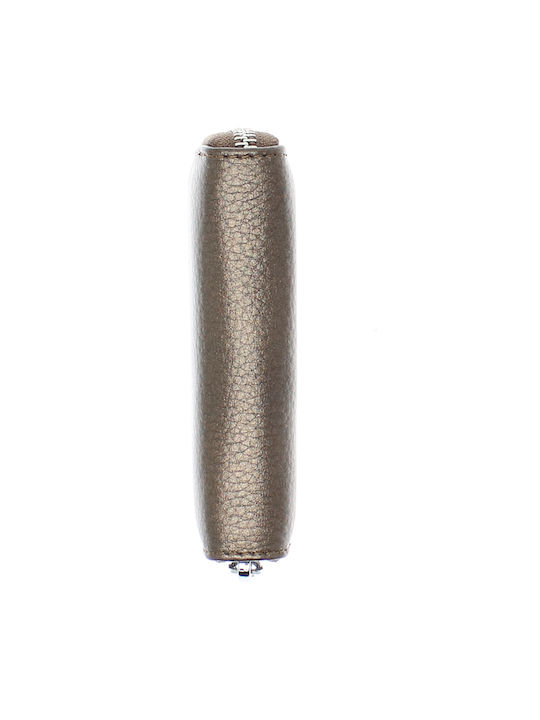 Portofel Mic Din Piele Pentru Femei Pentru Carduri Auriu