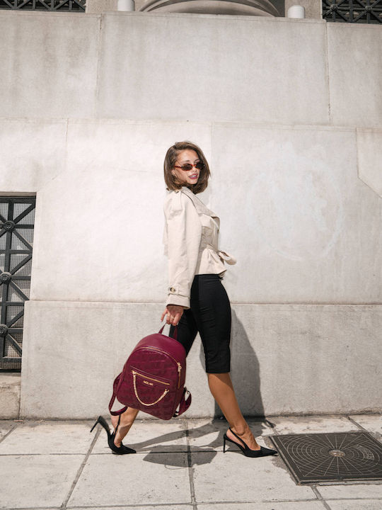 Pack Women's Crossbody / Backpack Bag Burgundy
