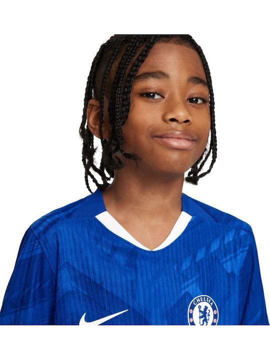 Chelsea FC 2025/26 Мач Хоум Детска Фланелка за Футболен Мач