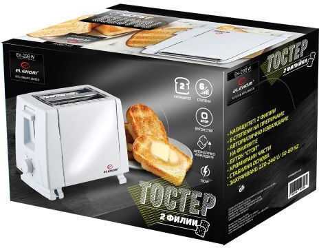 Комплект Професионални Тостери Pop-Up 4 бр EK-298 W + EK-168 N