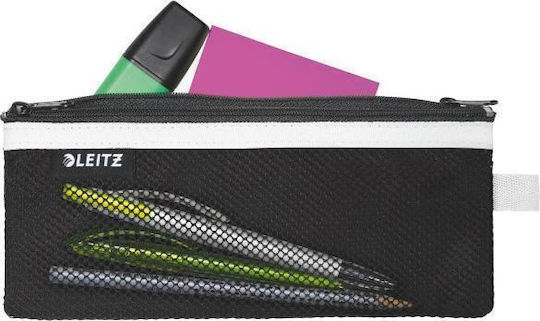 Leitz Aktenordner mit Reißverschluss für Papier A4 Schwarz Wow