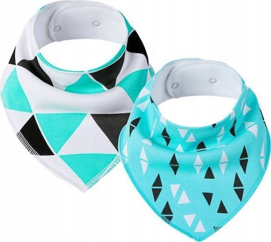 Simed Wasserdichte Bandana aus 100% Baumwolle Weiche 2Stücke