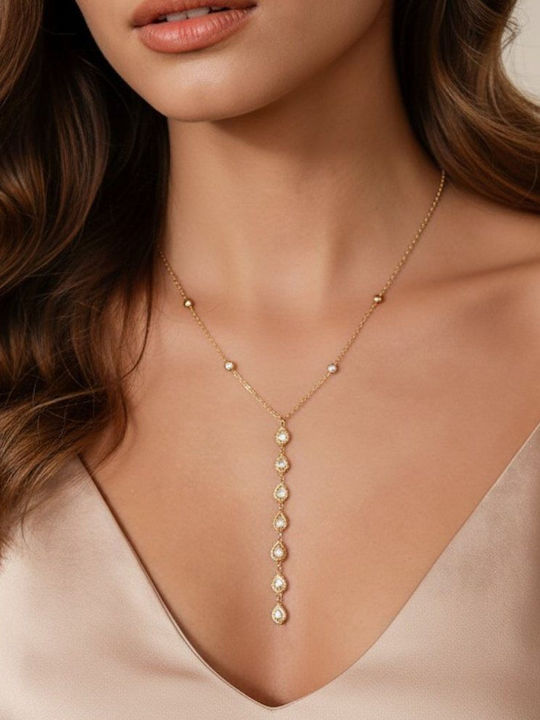 Callajewels Κολιέ από Επιχρυσωμένο Ατσάλι