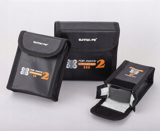 Sunnylife Battery Carrying Case Black for DJI Avata 2
