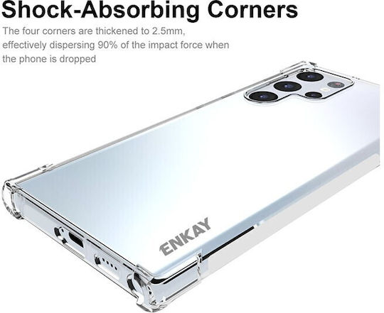 Enkay Θήκη Σιλικόνης Transparent Samsung Galaxy S22 Ultra 5g