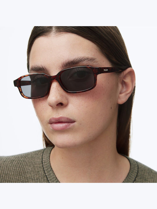 Meller Kya Tigris Unisex Sunglasses with Brown Tartaruga Frame with Polarized Lens