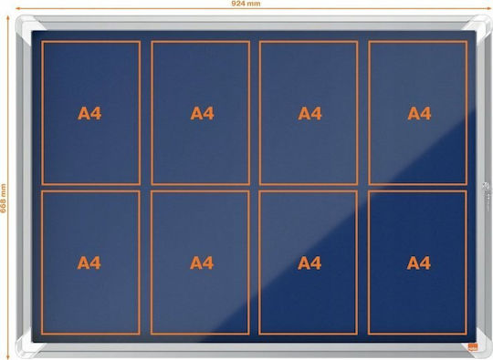 Nobo Nobo Pinnwand Filz 92,3x92 cm