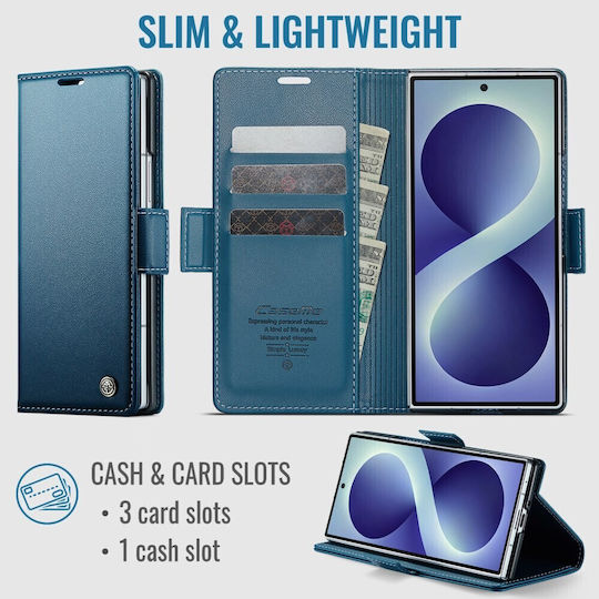 Caseme 023 Luminus Wallet Case Blue Samsung Galaxy Z Fold8 Ultra 5g