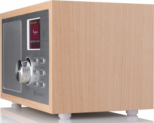 GoGEN Radio de birou DAB+ cu Bluetooth Argintiu