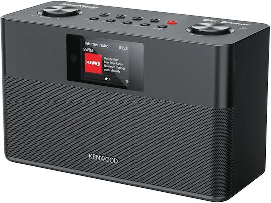 Kenwood 1402391 Επιτραπέζιο Ραδιόφωνο DAB+ με Bluetooth και USB Μαύρο