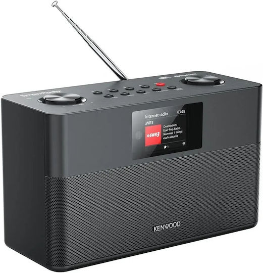 Kenwood 1402391 Επιτραπέζιο Ραδιόφωνο DAB+ με Bluetooth και USB Μαύρο