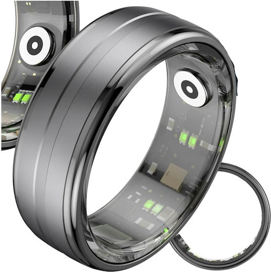 R11M Intelligenter Ring 20,6 mm mit EKG Schwarz