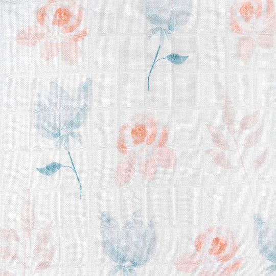 Bocioland Πάνα Μπαμπού 75x75 Cm Bellflowers Οικολογική Βρεφική Πάνα