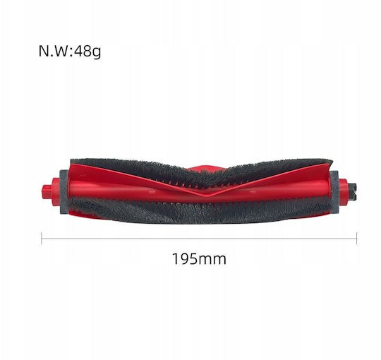 Jettools Основна четка Roborock Q10 S5 Vf V X5 Pf P Q8 Max Pro Ролка 195 Mm Q10 S5 Основна четка