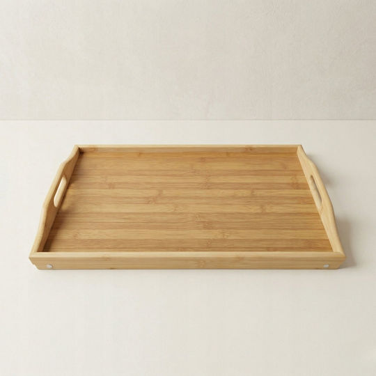 Zeller Bambus Bett-Tablett 54x30x24cm