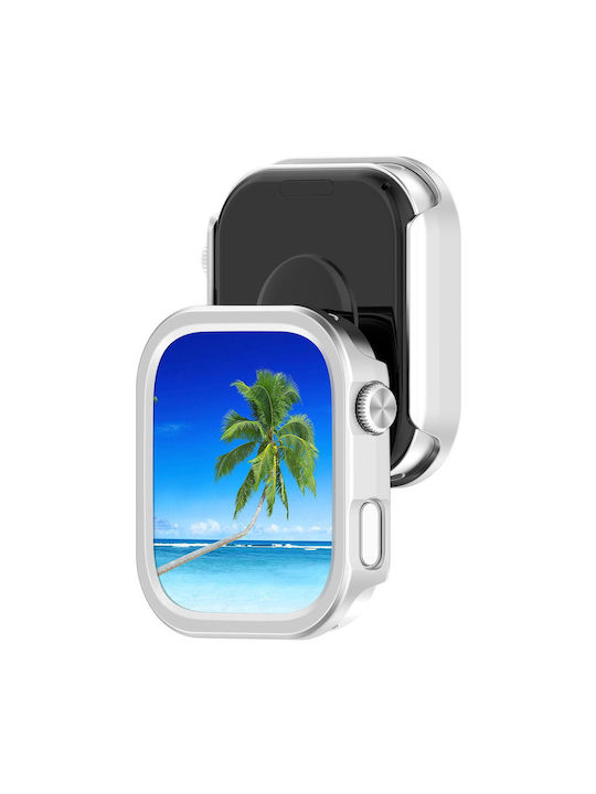 Redmi Watch 6 Half Coverage Pc Hollow Watch Προστατευτικό Κάλυμμα Ασημί