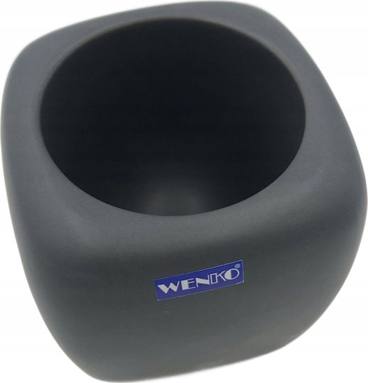 Wenko Ceramic Bathroom Toilet Brush Grey