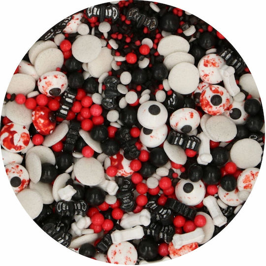 Funcakes 3d Sprinkle Medley Ядливи Декорации За Торти Нощни Летящи Мишки Кръв 70гр
