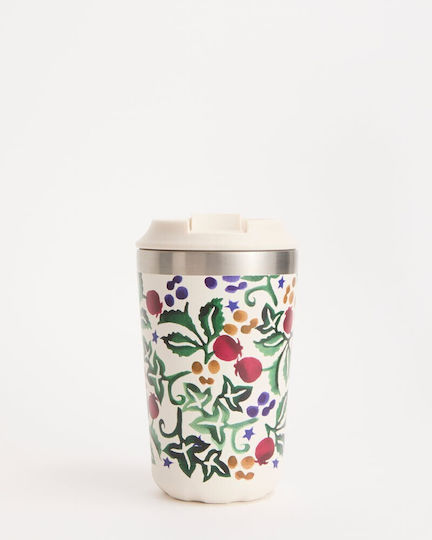 Chilly's Термос Чаша Неръждаема Стомана Без BPA 340ml Coffee Cup Emma Bridgewater Rosehip Ivy