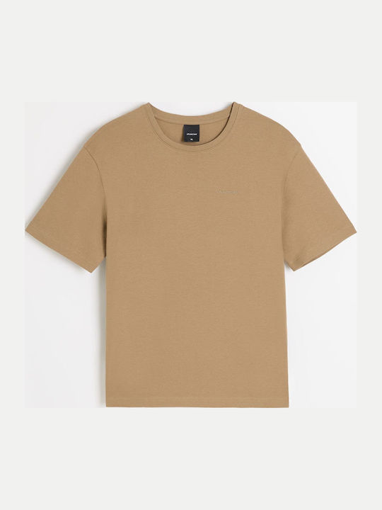 Interte Herrenblusen Kurzarm T-Shirts Beige