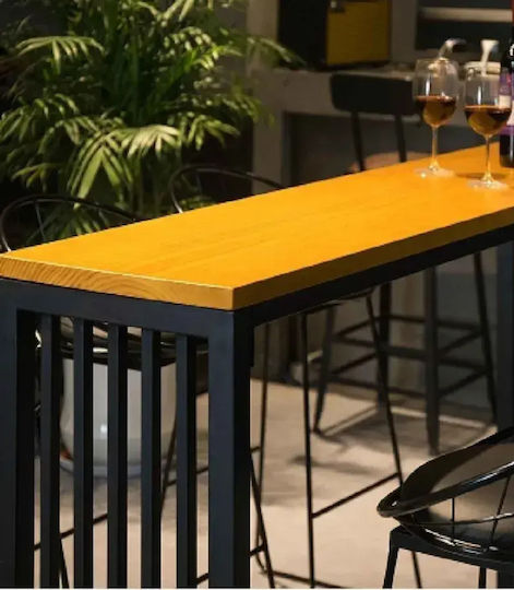 Bar-Tisch Aus Holz Braune 139x39x103cm