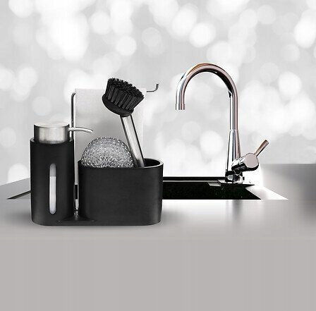 5Five Kitchen Dispenser Plastic Black 5Five Kitchen Dispenser Plastic Black