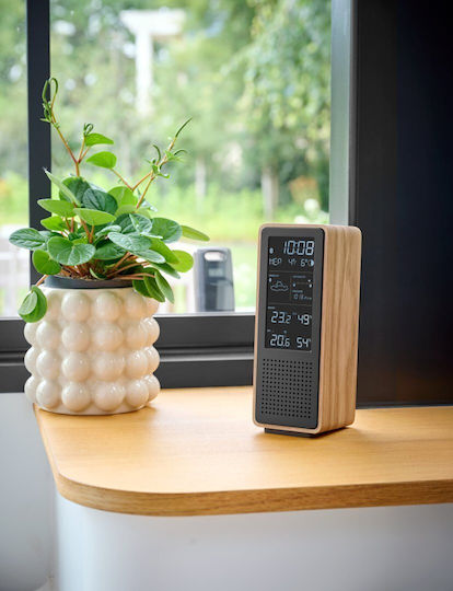 Thomson WS102TBK Kabellose Wetterstation Digital Tischplatte Schwarz
