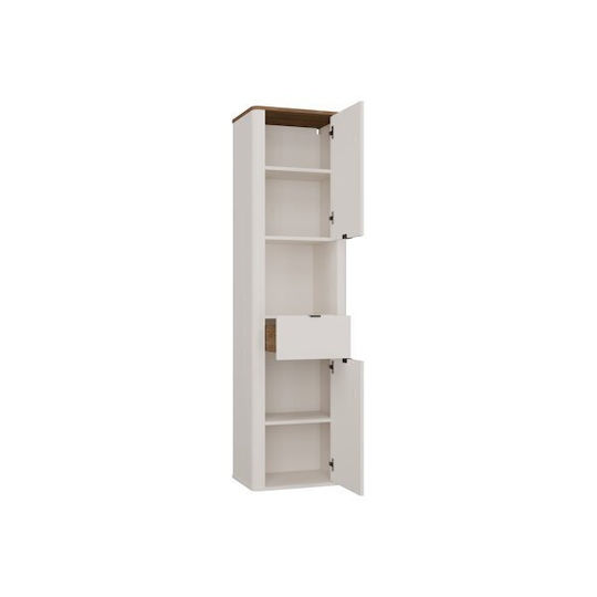 Epipla1.gr Soavie 111 Ντουλάπι Μπάνιου 48x35x178cm Δρυς