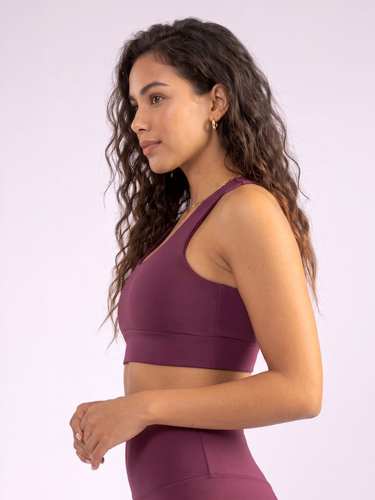 Women's Sports Bra without Padding Purple