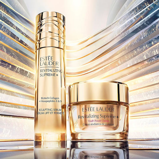 Estee Lauder Revitalizing Supreme+ Sculpting Moisturizing & Anti-Aging Face Serum with Peptides & Collagen for Lifting & Firming 50ml