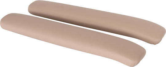 HomeMarkt Комплект за офис стол с изкуствена кожа екрю
