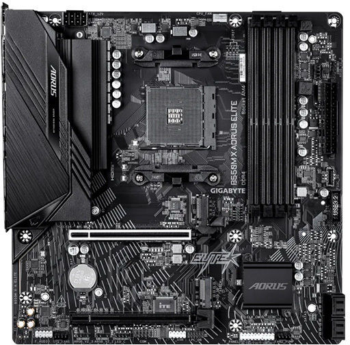 Gigabyte B550M X Aorus Elite Motherboard Micro ATX με AMD AM4 Socket