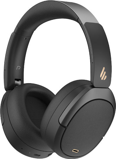Edifier 078276 Ασύρματα / Ενσύρματα Over Ear Ακουστικά με 65 ώρες Λειτουργίας Μαύρα