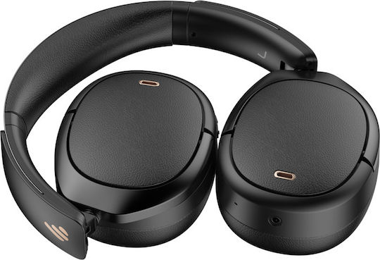 Edifier 078276 Ασύρματα / Ενσύρματα Over Ear Ακουστικά με 65 ώρες Λειτουργίας Μαύρα
