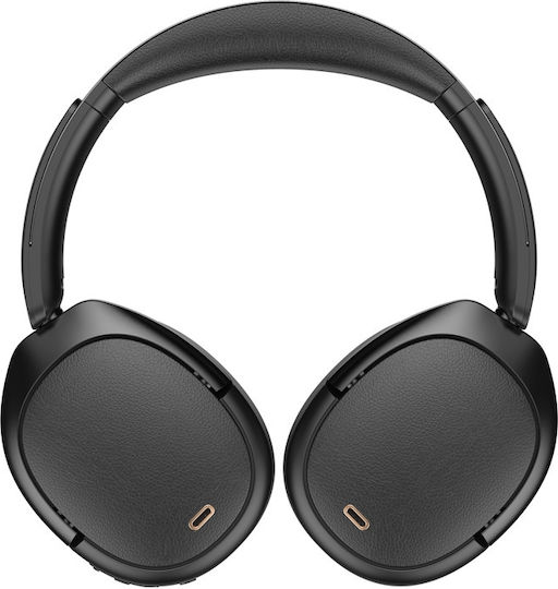 Edifier 078276 Ασύρματα / Ενσύρματα Over Ear Ακουστικά με 65 ώρες Λειτουργίας Μαύρα
