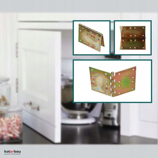 Μεντεσες Κατασκευης Kotarbau Ισιος Στηριγμα 100x150 Mm Επιπεδος