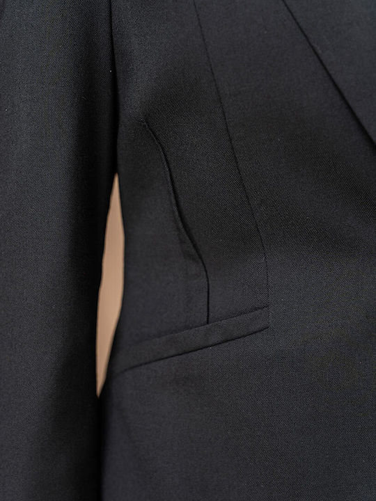 Hermosa Helena Damen Blazer Schwarz