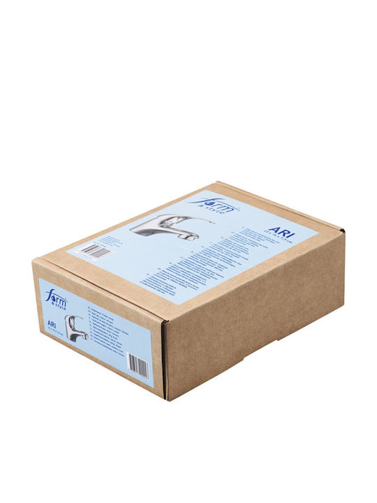 Form&Style Ari Baterie Amestecare Pentru Chiuvetă Înaltă Argintie