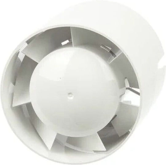 Vents Fan Ventilator de Perete pentru Baie 125mm Alb